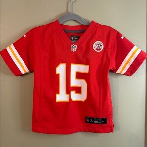 NFL Red Chiefs #15 Kids Football Jersey with White & Yellow Accents
